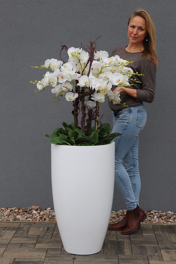 bardzo duży gumowy storczyk Grande Silicone, wys.135cm