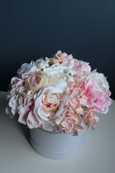 Tanata kompozycja kwiatowa / bukiet / flowerbox, wys.30cm