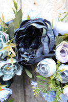 Caryca Katarzyna Navy Exclusive efektowny wianek na drzwi, śr.43cm