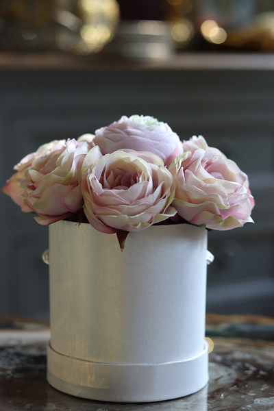 piękny flowerbox z pełnikiem, Rumi, wys.23cm