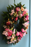 Montebello, dekoracyjny wianek na drzwi / stroik na stół, śr.38cm