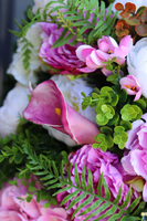 Nelia XXL, duża wiązanka nagrobna, dł.120cm