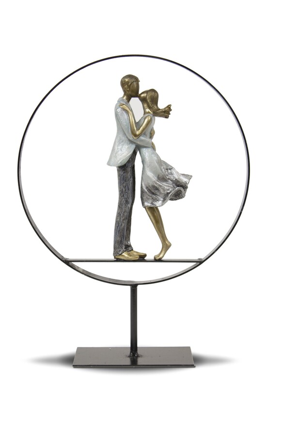 dekoracyjna figurka, Pocałunek, wym.33x25x8cm