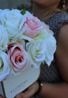 Maria, flowerbox / kompozycja kwiatowa / bukiet, wys.25cm