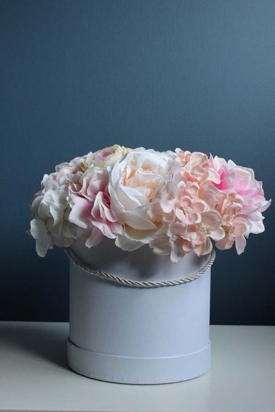 Tanata kompozycja kwiatowa / bukiet / flowerbox, wys.30cm