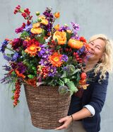 jesienny kosz Grande Autumn, wys.85cm