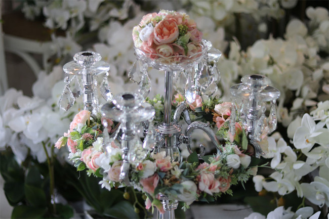 Hiacynta, efektowny zestaw wianek+stroik kwiatowy, śr.14cm/40cm