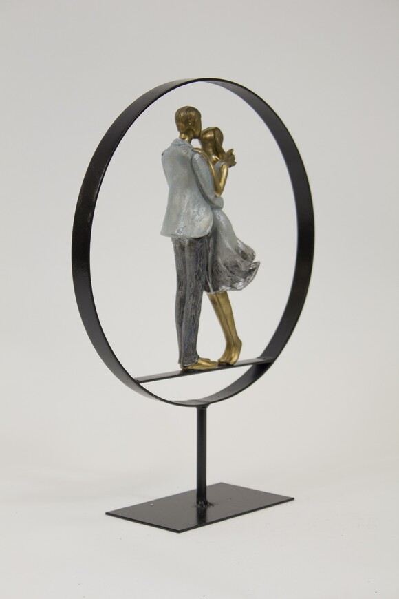 dekoracyjna figurka, Pocałunek, wym.33x25x8cm