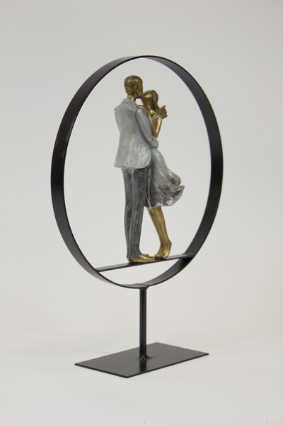 dekoracyjna figurka, Pocałunek, wym.33x25x8cm