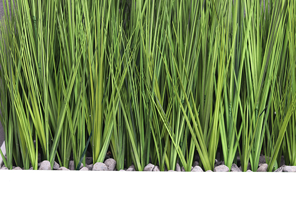 Fiberglass Grande White, sztuczne trawy w eleganckiej donicy, wys. 152cm