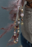 dekoracyjna zawieszka / łańcuszek na choinkę Gold Time, dł.88cm