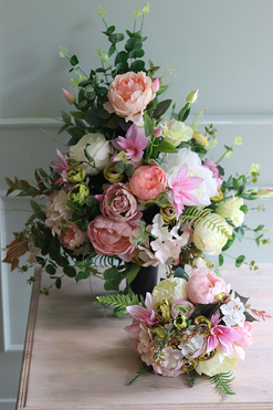 Getaso, komplet dekoracji nagrobnych, 2 bukiety