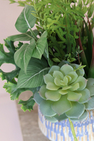 Lamano 2, efektowna kompozycja Sukulenty w ceramicznym naczyniu, wys. 30cm