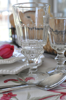 6 białych kielichów Absinthe La Rochere 300ml wys.15cm