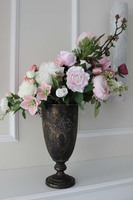 Carina, wysoka kompozycja w metalowym pucharze, wys.70cm