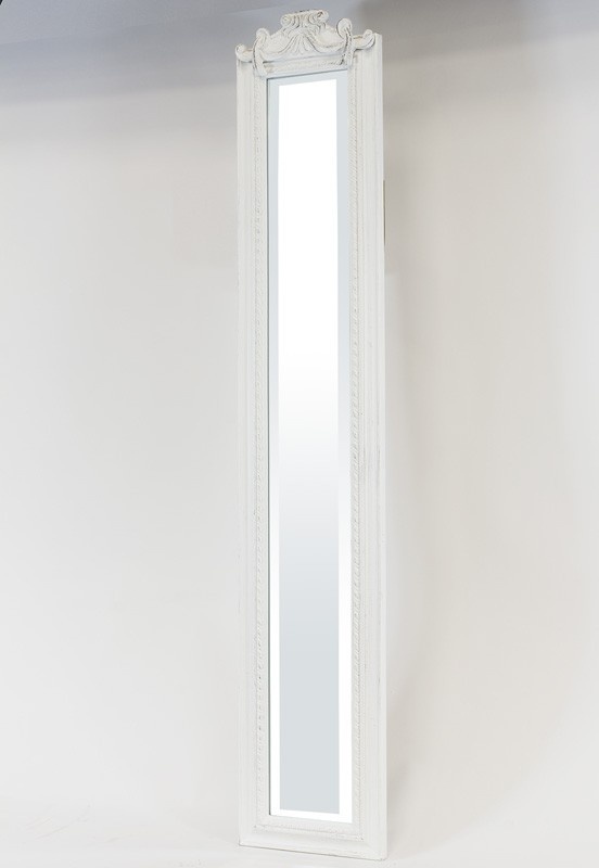 Panaceo, lustro białe, wym.120x22.5cm