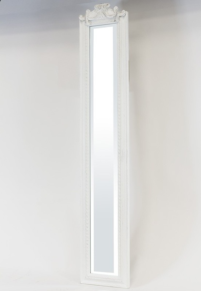 Panaceo, lustro białe, wym.120x22.5cm