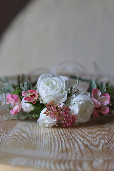 atrakcyjny wianek komunijny na głowę Subtelność2, rozmiar uniwersalny