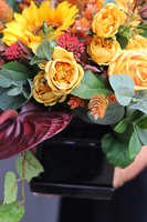 Miodowe Lata, barwna dekoracja nagrobna, wym.43x54cm