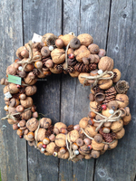 wianek dekoracyjny Nuts, śr.30cm