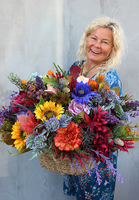 Bogactwo Jesieni, barwny jesienny kosz, wym.65x45x46cm 