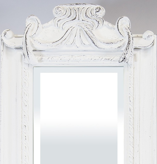 Panaceo, lustro białe, wym.120x22.5cm