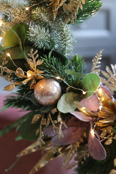 bożonarodzeniowy wianek, Złota Rezydencja Subtelle Premium, śr.47cm