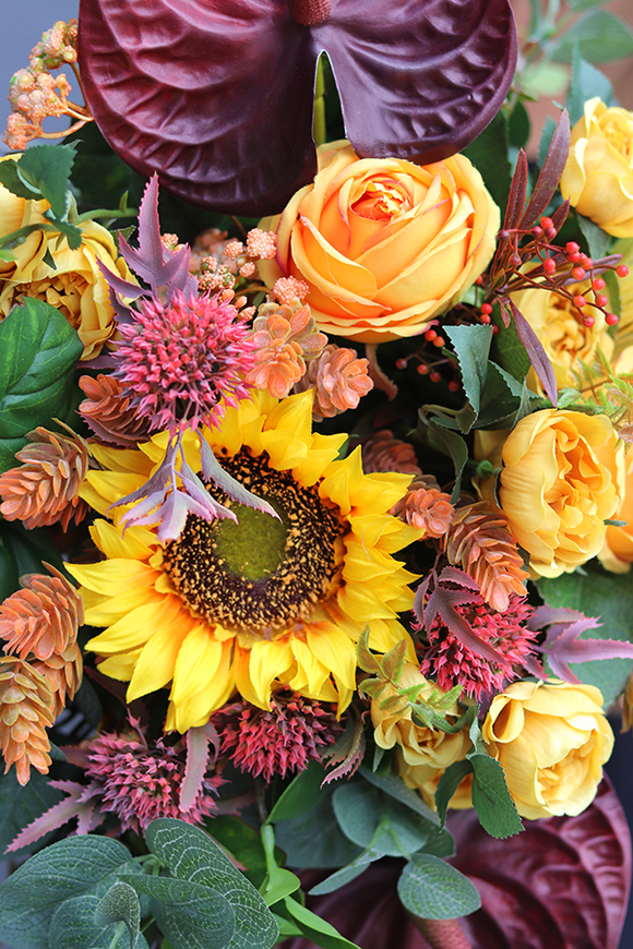 Miodowe Lata, barwna dekoracja nagrobna, wym.43x54cm