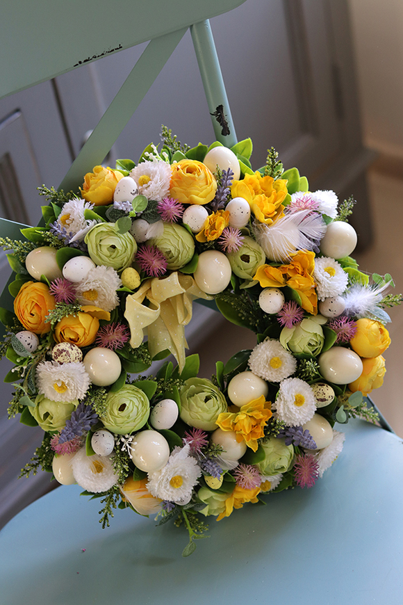 dekoracja wielkanocna wianek Terula, śr.30cm
