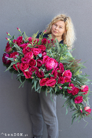 wiązanka nagrobna, Luiza New, dł.130cm