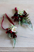 Kreonna, bransoletka + butonierka, komplet dekoracji