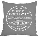 poszewka dekoracyjna szara Olive 43x43cm