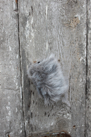 Deko Gwiazdka z lampkami led / zawieszka, srebrna wym.33cm