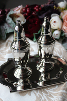 komplet przyprawników z tacką (sól i pieprz), Glamour