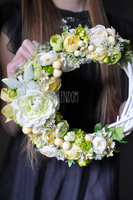 Bella Casa, dekoracyjny wianek na drzwi, śr.30cm