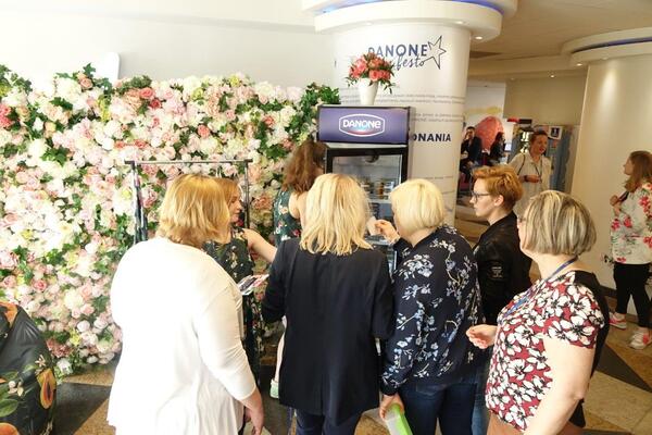 jednostronna ściana kwiatowa, Maria Antonina, wym. 50x50cm