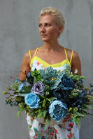 Napoleon kompozycja kwiatowa / bukiet wys.38cm, szer.57cm