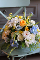  Jessina Blue, barwna wiosenna kompozycja, wym.33x49cm