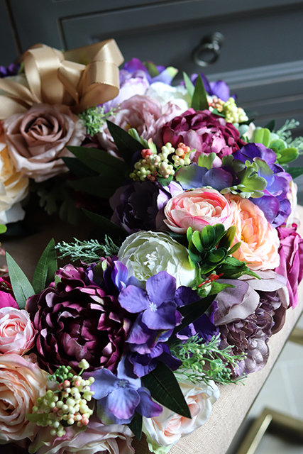 Sorella, przepiękny wianek na drzwi, śr.50cm