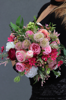 flowebox różowy Wiosenne Piękno II, wys.55cm