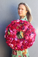 bardzo bogaty wianek na drzwi, Tivoli, śr.45cm