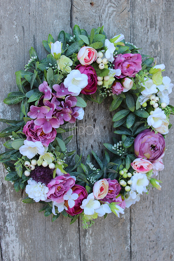 dekoracyjny wianek wiosenny Landassa, śr.40cm