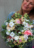 wiosenny wianek Kanea na drzwi śr.28cm 