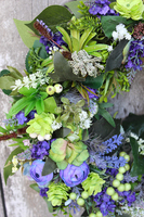 Yellow & Violet House wianek dekoracyjny, śr.43cm 