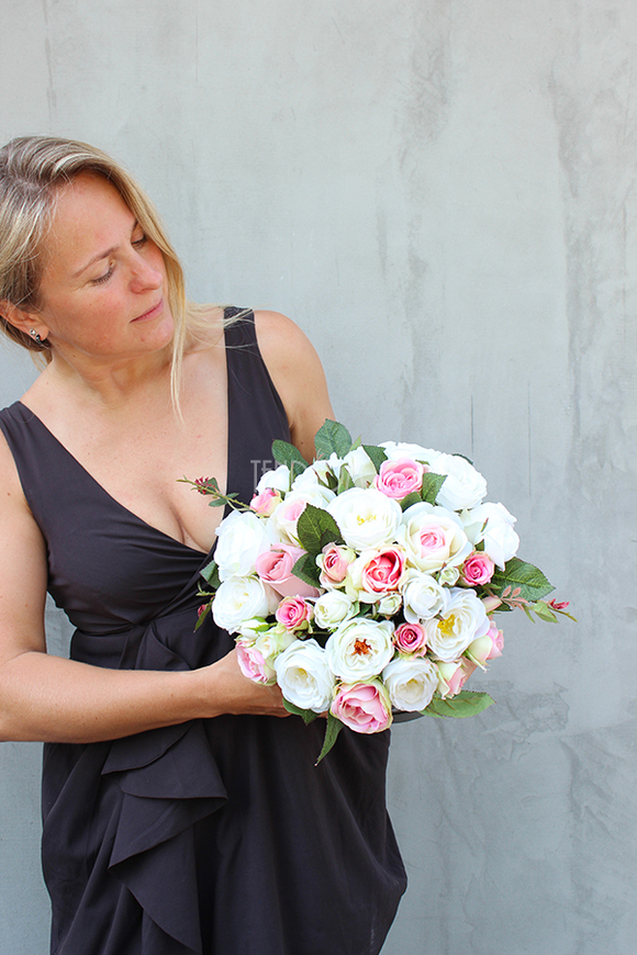 flowerbox / kompozycja Luna, wys.28cm