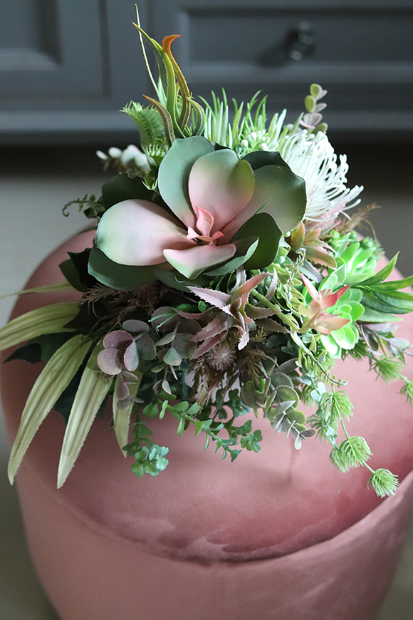 Albertina, kompozycja z sukulentami, wym.27x27cm