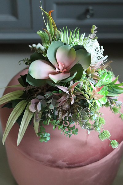 Albertina, kompozycja z sukulentami, wym.27x27cm