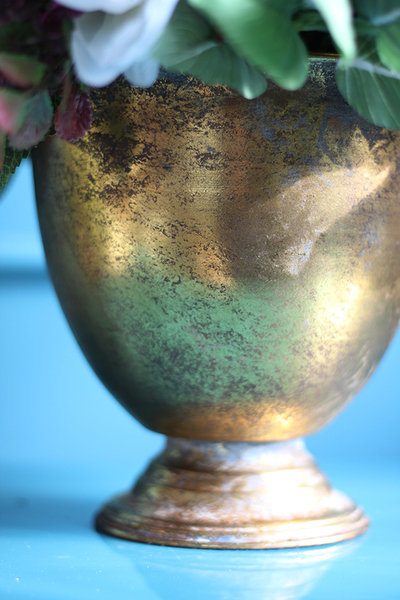 Milenia, ekskluzywna kompozycja w złotym pucharze, wys.38cm