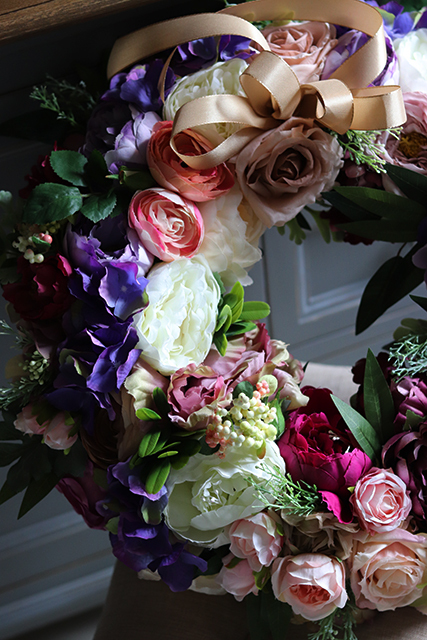 Sorella, przepiękny wianek na drzwi, śr.50cm