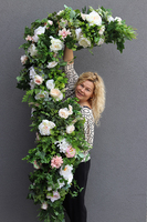 Bellato, ekskluzywna girlanda kwiatowa, dł.100cm